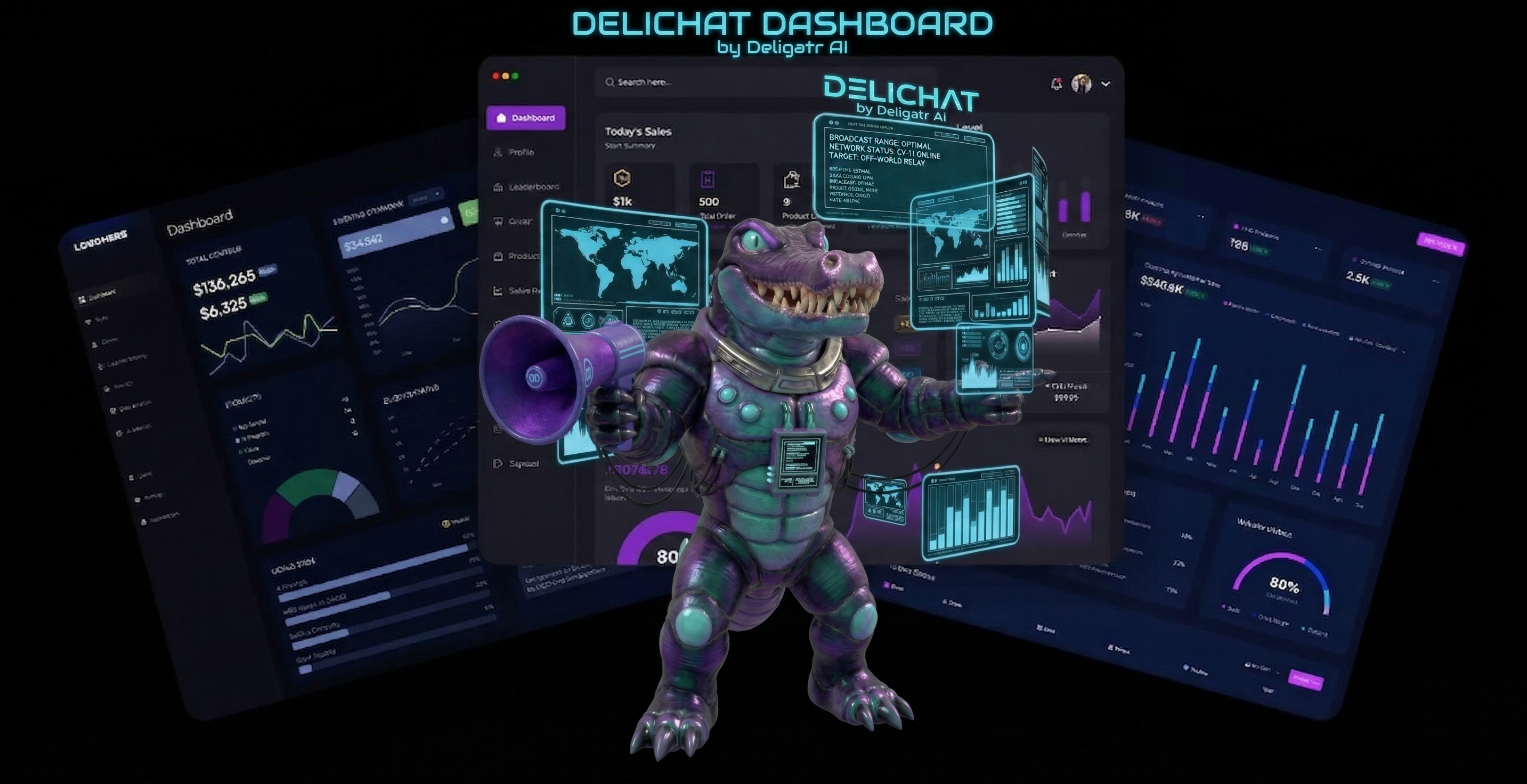 DeliChat dashboard background